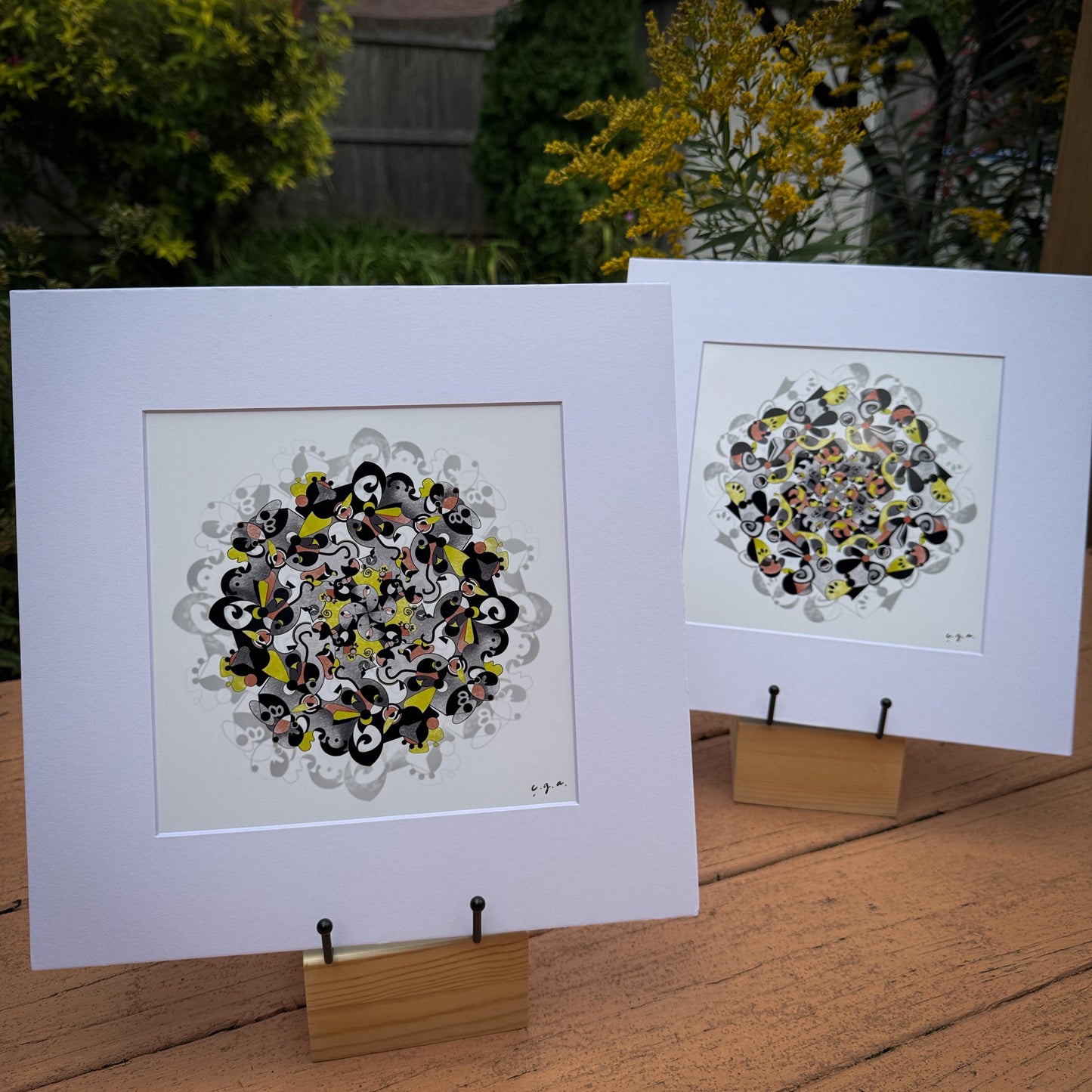 Cozy Autumn Mandala_Zen Wall Art_Mindfulness Wall Decor