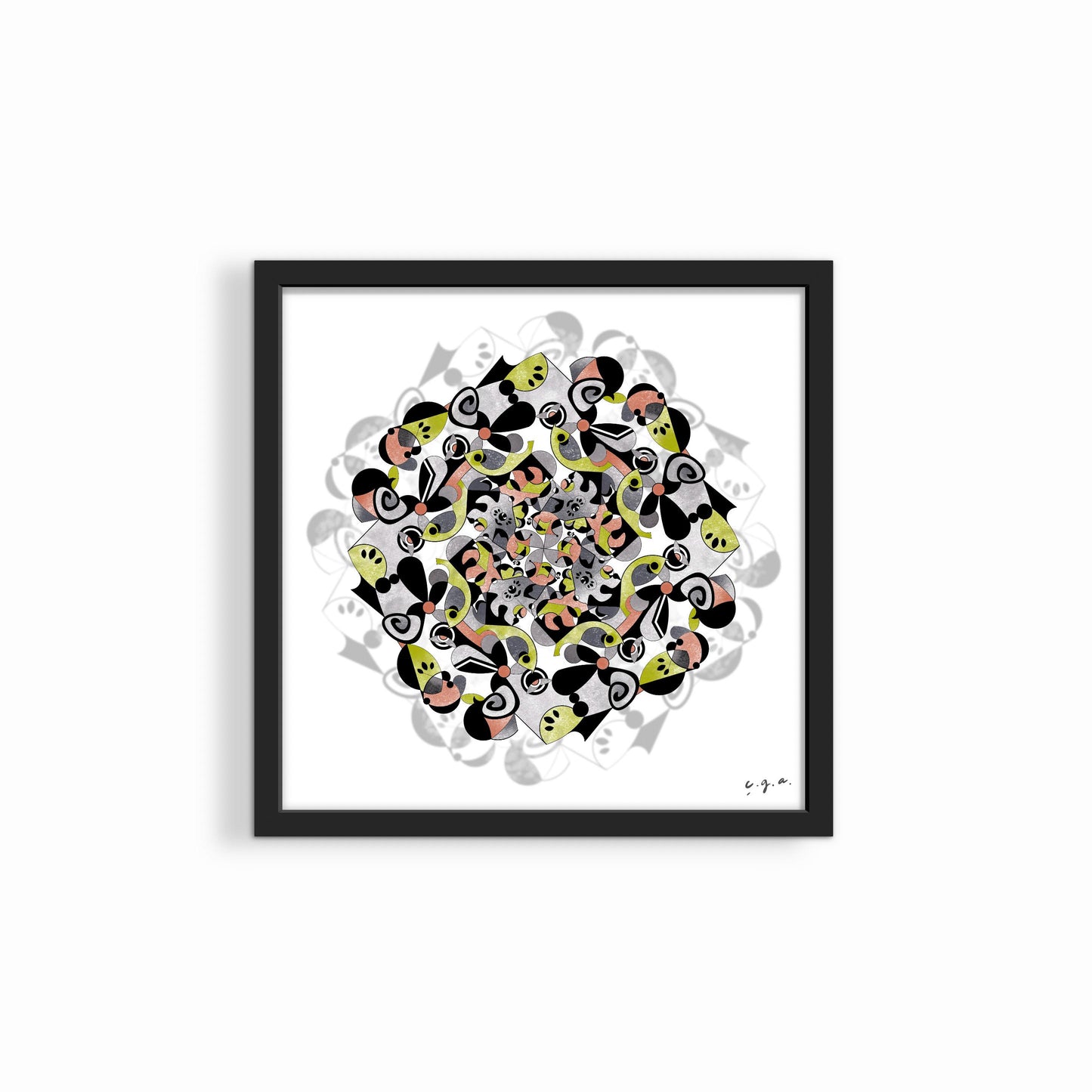 Autumn Vibes Mandala_Zen Wall Art_Mindfulness Wall Decor