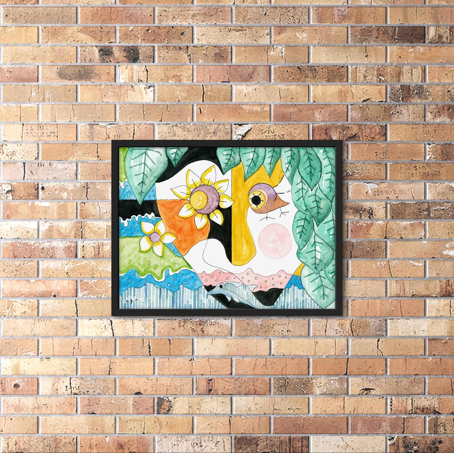 Mother Earth_Wall Art_ Watercolor Painting